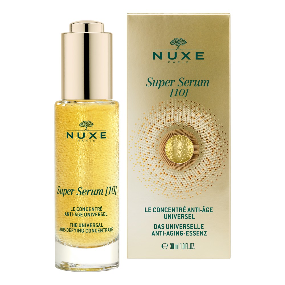 Karton produktu Nuxe Super Serum Uniwersalny koncentrat przeciwstarzeniowy do każdego typu skóry