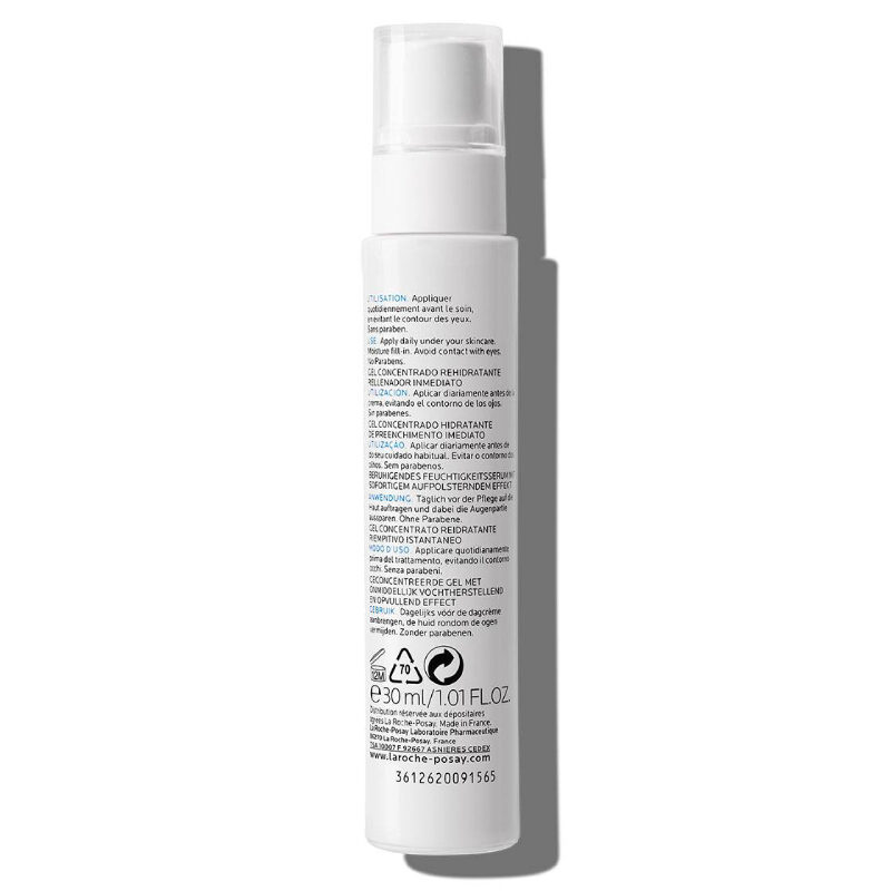 Tył opakowania produktu La roche-posay Hydraphase Intense Serum intensywnie nawilżające