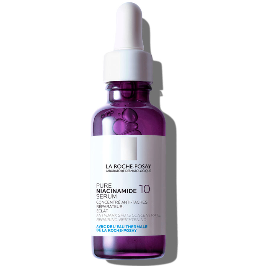Opakowanie produktu La roche-posay Pure Niacinamide 10 Serum skoncentrowane do twarzy przeciw przebarwieniom