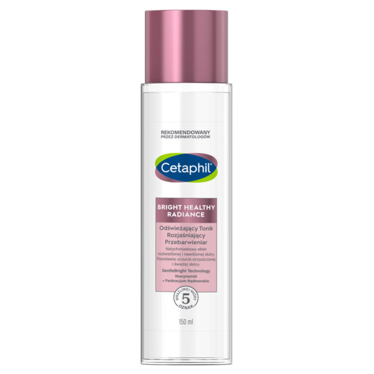 Opakowanie produkt Cetaphil Bright Healthy Radiance Odświeżający tonik rozjaśniający przebarwienia