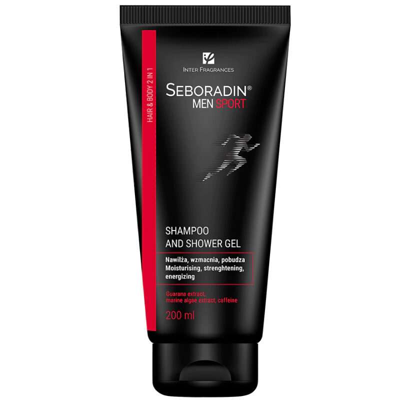 Opakowanie produktu Seboradin Men Sport Szampon i żel 2 w 1