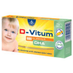 Opakowanie produktu D-Vitum 600 j.m. witaminy D DHA dla dzieci