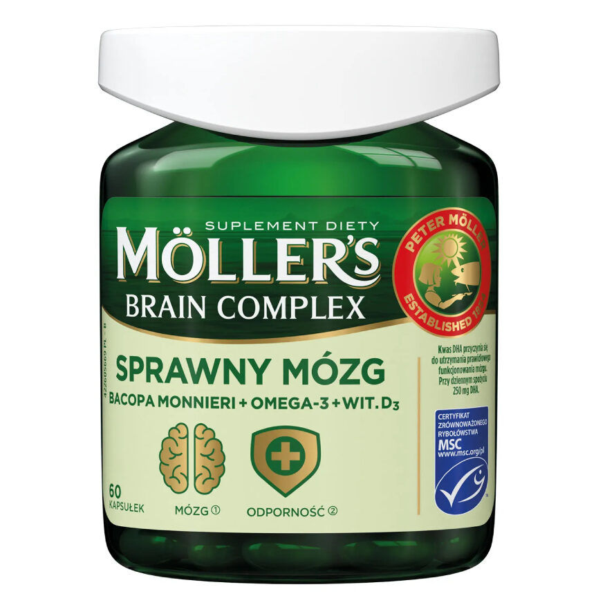 Opakowanie produktu Möller’s Brain Complex