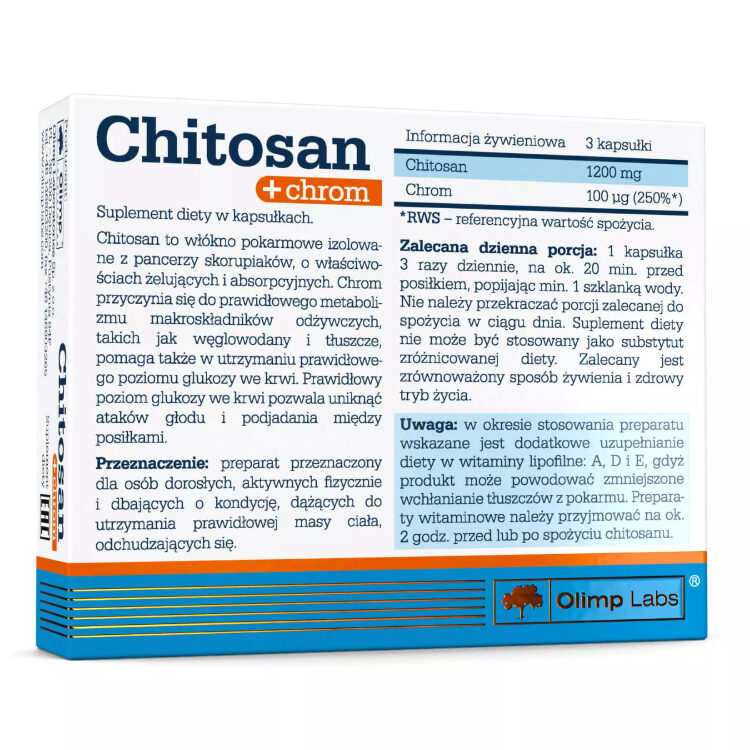 Opakowanie produktu Olimp Chitosan+Chr