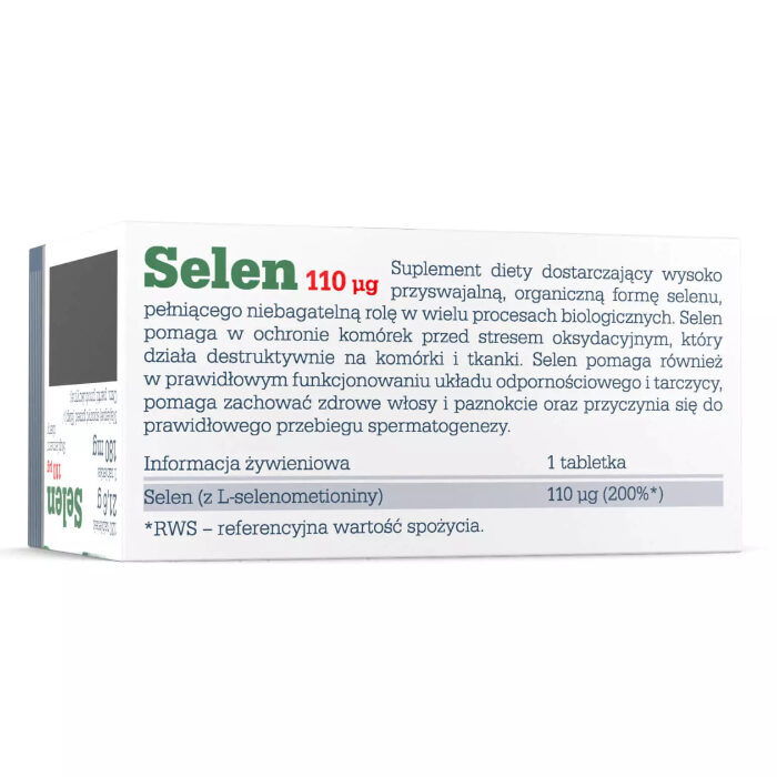 Opakowanie produktu Olimp Selen 110 µg
