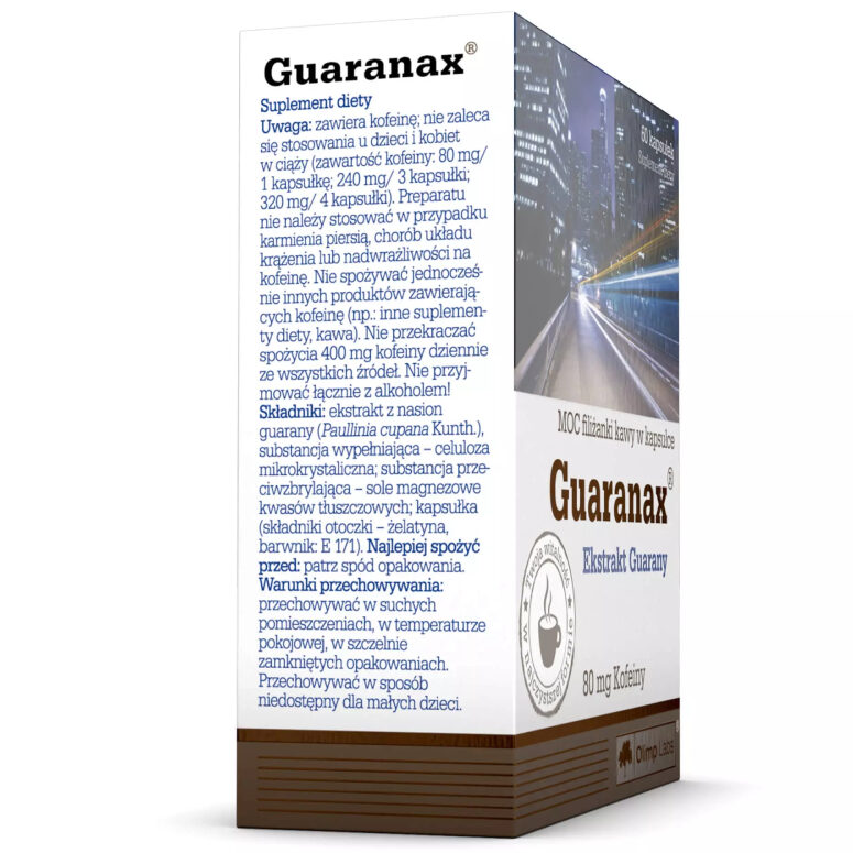 Opakowanie produktu Olimp Guaranax