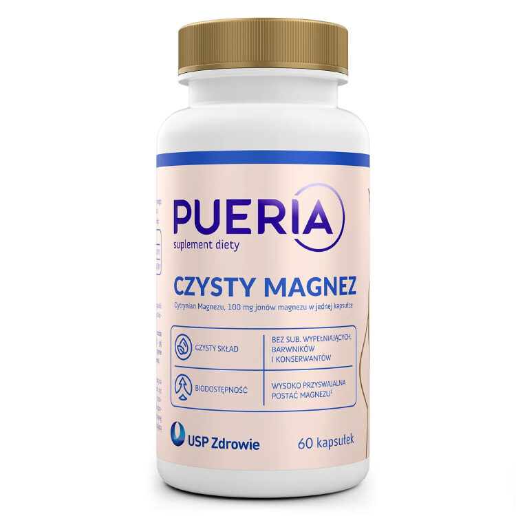 Opakowanie produktu Pueria Magnez 100mg