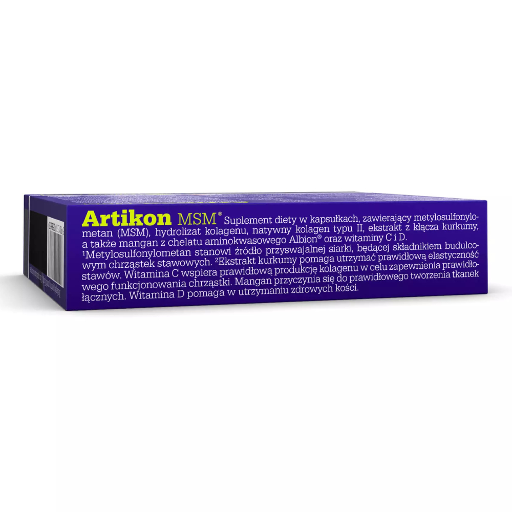 Opakowanie produktu Olimp Artikon MSM