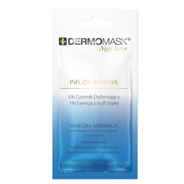 Opakowanie produktu L'Biotica Dermomask Night Active Infuzja Tlenowa