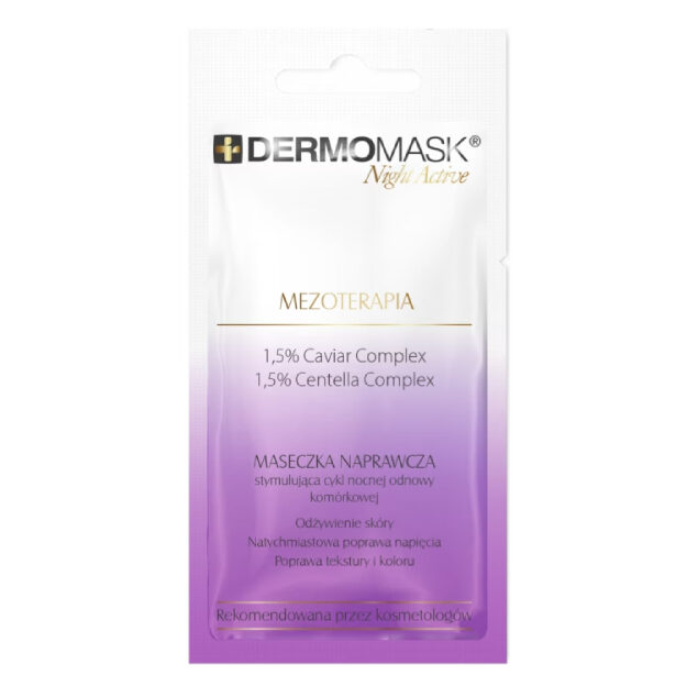 Opakowanie produktu L'Biotica Dermomask Night Active Mezoterapia